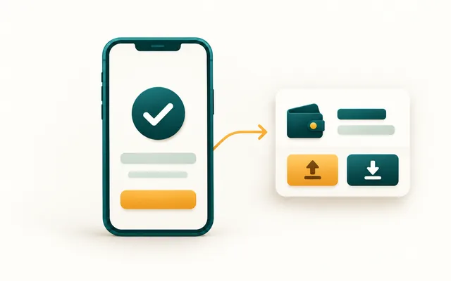 An Interac deposit being confirmed through online banking