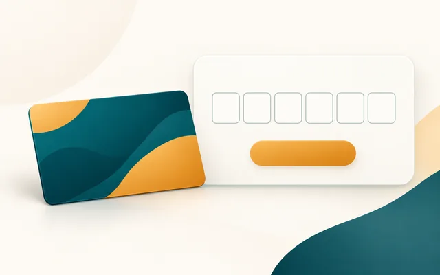 A Paysafecard voucher PIN being entered at a cashier