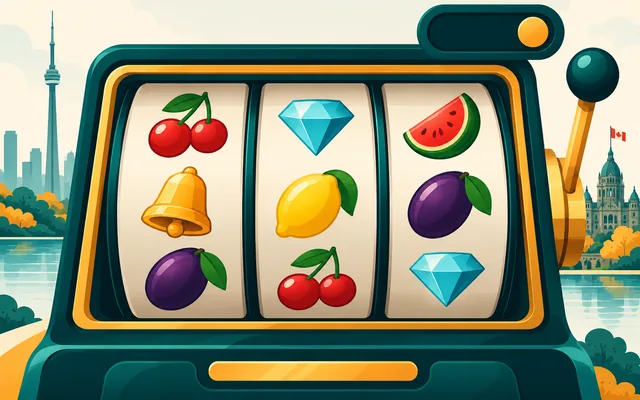 A slot reel set with a real money balance in the corner