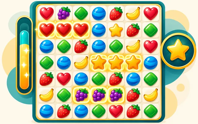 The Sweet Bonanza cluster grid with a multiplier visible